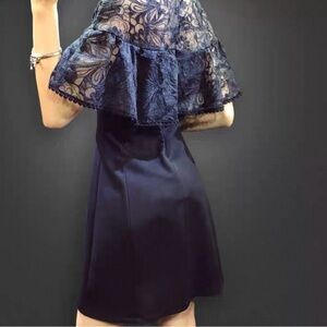 Elegant Black Lace Dress
